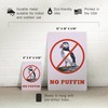 Lantern Press 6x9 Inch Metal Sign, No Puffin