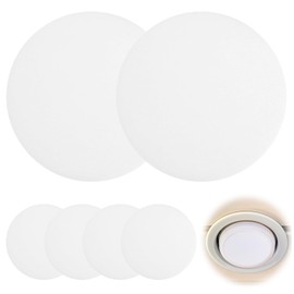 PAVIKE Anti-Glare Lamp Shade Dimming Seal, LED, 6 PCS, LED Dimming Sticker, LED Dimming Seal, Light Shielding Tape, Round Light, White Light Color Correction Seal, Light Blocking, Non-Glare, Round