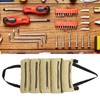 Multifunctional Canvas Tools Storage Bags Organizer Roll Bags with 5