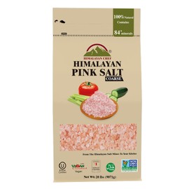 Himalayan Chef Himalayan Salt for Grinders, Coarse Grain - 20 lbs, 100% Natural & Organic, Chemical Free Unrefined Pure Pink Rock Salt – Bag