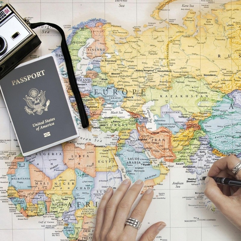Clear Passport Cover, Waterproof Passport Protector Case, Vinyl Transparent Travel