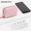 Zannaki Cute Pill Organizer for Purse with Two Removable 7-Day