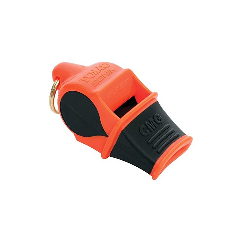 Fox 40 Sonik Blast CMG Whistle, Red/Yellow