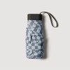 JAJU [JAJU] Pouch Flat 5-Section Blackout Sun Umbrella_Blue Grey Checkered