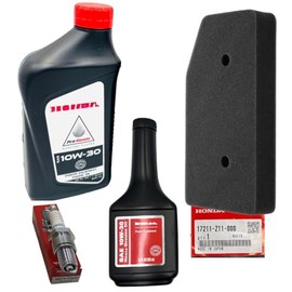 KINDZA Genuine Tune up kit for EB5000i EM5000is EB7000i EU6500is EM7000is Generator with Air Cleaner Element 17211-Z11-000 44 fl.oz Genuine Motor Oil 10W30 Spark Plug 98079-55846 BPR5ES