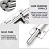 5" Slide Gate Latch Bolt, Stainless Steel Heavy Duty Solid