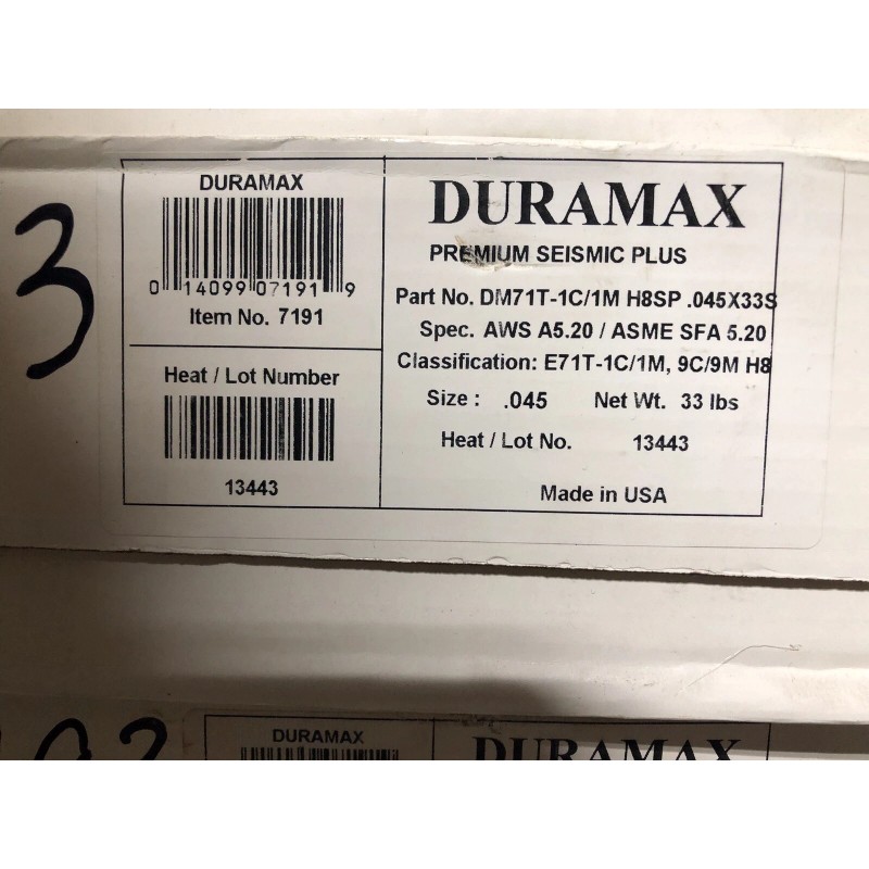 Duramax Premium Seismic Plus DM71T-1C/1M H8SP; Size - .045" 33