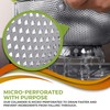 LiveFresh Stainless Steel Micro-Perforated 5-Quart Colander - Professional Strainer with