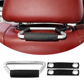 ANTC Car Auxiliary Handle, Handrail, Entry & Exit Car, Easy Installation, Headrest, Hanger, Luggage Rack, Injury Prevention, Assist Grip, Rear Seat, Jimny, Jeep Wrangler CJ, YJ, TJ, LJ, JKU, JL, JLU
