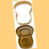 EverythingForCakes Gym Themed Cookie Cutter Set of 3