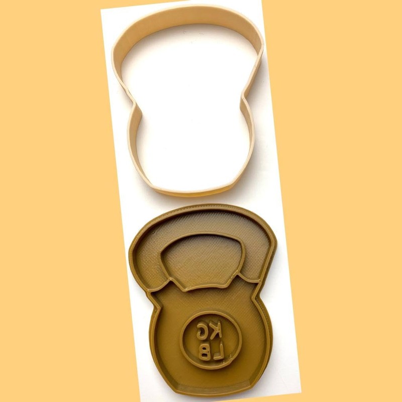 EverythingForCakes Gym Themed Cookie Cutter Set of 3