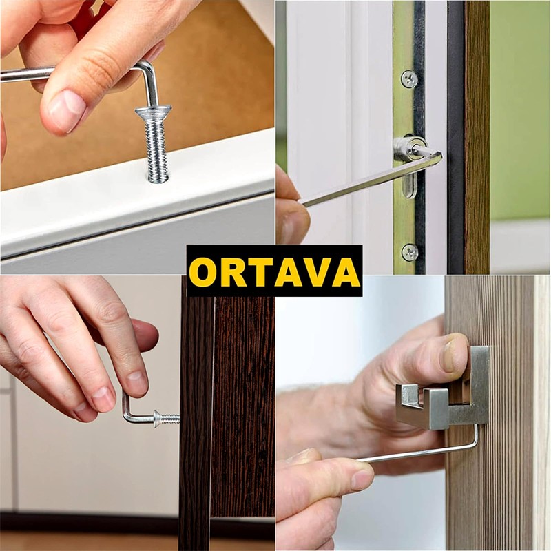 ORTAVA Pack of 20 M5 x 12 Countersunk Screws Flat