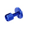 Adjusting Screw Blue Anodised for Bowden Cable, M6 x 22,