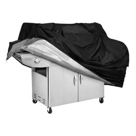 ZONADAH BBQ Covers Waterproof Heavy Duty Large Grill Cover 144 x 61 x 116 cm Windproof Tear Resistant Gas Grill Cover Large Outdoor Grill Cover for Char-Broil