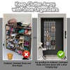 Kotkn Over the Door Shoe Organizer with 30 Breathable Mesh