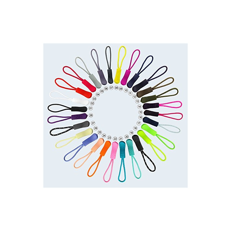 Luggage Zipper Pull Replacement for Backpack: YZSFIRM 10 Pcs Light