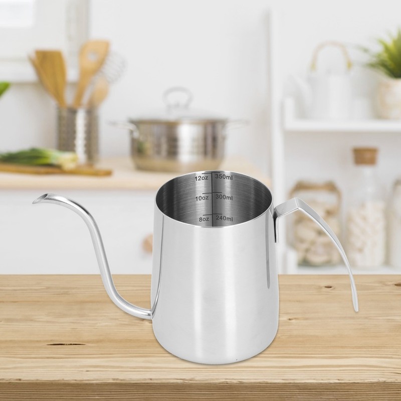 304 Stainless Steel PTFE Coffee Kettle with Inner Scale Thickened