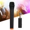 Micrófono de Mano, VHF Micrófono Inalámbrico Universal ABS Plástico Micrófono