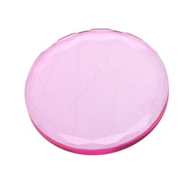 Baluue 5pcs Glue Gasket Lash Extension Glue Jade Lash Extension Glue Pallet Women Eyelash Jade Stone Eyelash Extension Glue Holder Lash Extension Glue Stand Eyelash Extension Pallet Pink