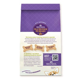 Old Mother Hubbard Wellness Just Vegg'n Dog Biscuits, Natural, Training Treats, Sweat Potato, Oats, Apples & Carrots Flavor, Mini Size, (20 Ounce Bag)