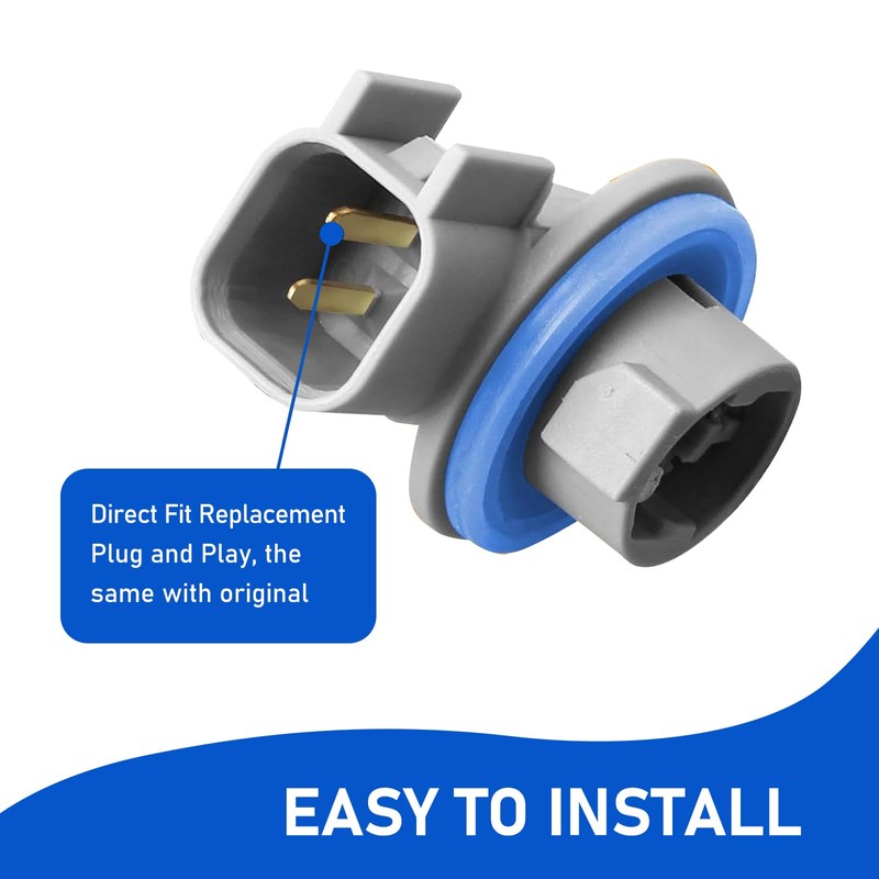 pinflaw 2 PCS Car Reverse Bulb Holder, Car Wiring Harness
