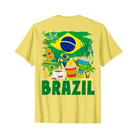 Brazil Flag Outfit Idea For Kids Brazil & Brazilian Flag T-Shirt