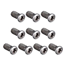 sourcing map M5x12mm Torx Screws For Replaces Carbide Insert CNC Lathe Tool 12.9 Grade Alloy Steel 10pcs
