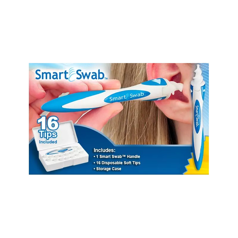 Smart Swab The Original Spiral Ear Wax Remover Kit with