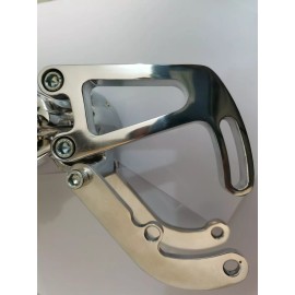 Rodspeedracing Small Block Chevy 350 Polishing Aluminum Power Steering Bracket Long Water Pump