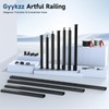 Gyykzz 36" Side Mount Stair Cable Railing Post for 28-38
