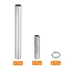 MECCANIXITY Threaded Extension Rod, 3.94" Lamp Pipe with Connector Light