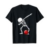 Dabbing Bowling Skeleton! Funny Bowler T-Shirt