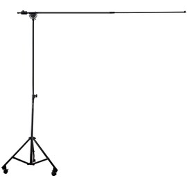 AxcessAbles Heavy Duty Microphone Boom Stand with Weighted Tripod Base | 80-inch Height Overhead Mic Stand | 96 Inch Boom Arm Stand | Shotgun Video Mic Stand | All Metal, No Plastic Parts