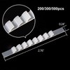 200PCS Non Slip Hanger Grip Gear Designed Self Adhesive Silicone