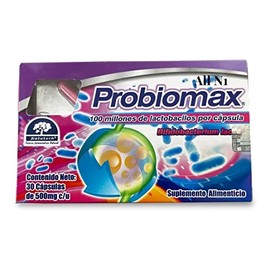 Natutech PROBIOMAX - 30 Cápsulas de 500mg - Probióticos - 1 Caja con 30 Cápsulas