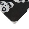 Top Brand Black square bandana with white animated skulls with
