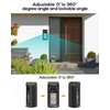 KMOUANTS Adjustable 360° Degree Doorbell Angle Mount Compatible with Ring/Wireless