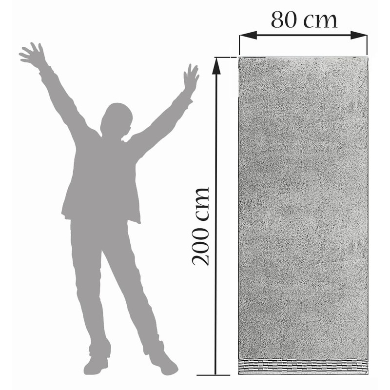 Lashuma Lugano Bath Towel Large Sauna Towel for Men Aquamarine