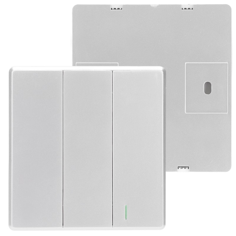 TDL‑9987‑3 Wireless Switch Remote Control 3 Button Panel Wall Mounted