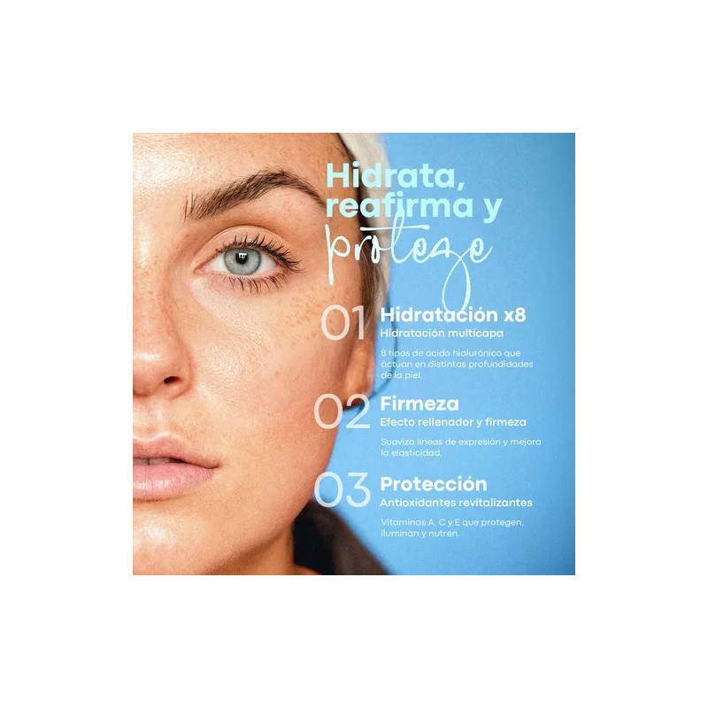 Sérum Facial Farmapiel con Ácido Hialurónico y Vitaminas C, E