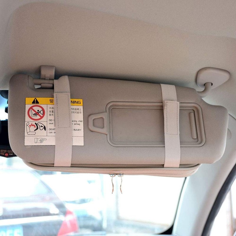 Da by Car Sun Visor Organizer, Multi-Pocket Visor Organizer Storage