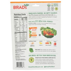 Brads Plant Based Kale Cheeze It Up Chip, 2 Oz
