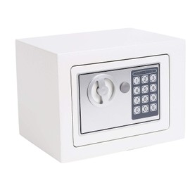 Yuanshikj Electronic Deluxe Digital Security Safe Box Keypad Lock Home Office Hotel Business Jewelry Gun Cash Use Storage (Silver 1)