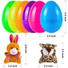 Sofier Sofier Plastic Easter Eggs with Animal Toys 12pcs Filled