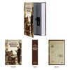 Book Safe with Combination Lock, Hidden Safe (9.5 x 6.2