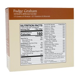 BariatricPal 15g Protein Bars - Crispy Fudge and Graham (6-Pack)