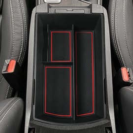 SHAOHAO for 2025 2026 Subaru Ascent Center Console Organizer for 2019-2026 Subaru Ascent Accessories Base/Premium/Onyx Edition/Limited/Onyx Edition Limited/Touring Double Space Armrest Insert Tray