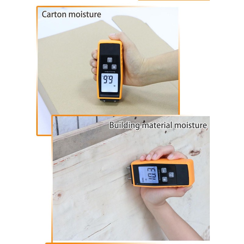 Moisture Meter Detector with Audible Alert, Damp Meter Moisture Meter