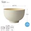 Takenaka Donburi Round Dry Lacquer Bowl, Made in Japan, Light
