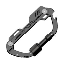 GPCA Carabiner PRO X Key – Multi-Tool Organizer, EDC Carabiner with Key Holder, Bottle Opener, Box Opener, Pry Tool, Screwdrivers, Durable Clip for Camping, Hiking, Everyday Carry, Adventure Gear